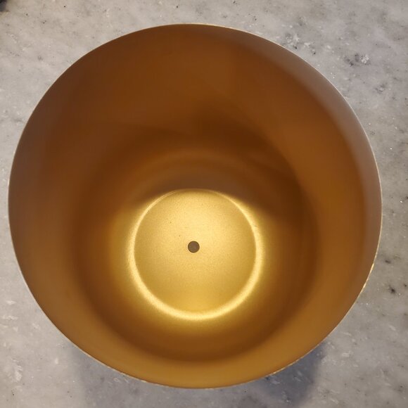 Threshold Gold Metal 9.5” Planter - Picture 3 of 8